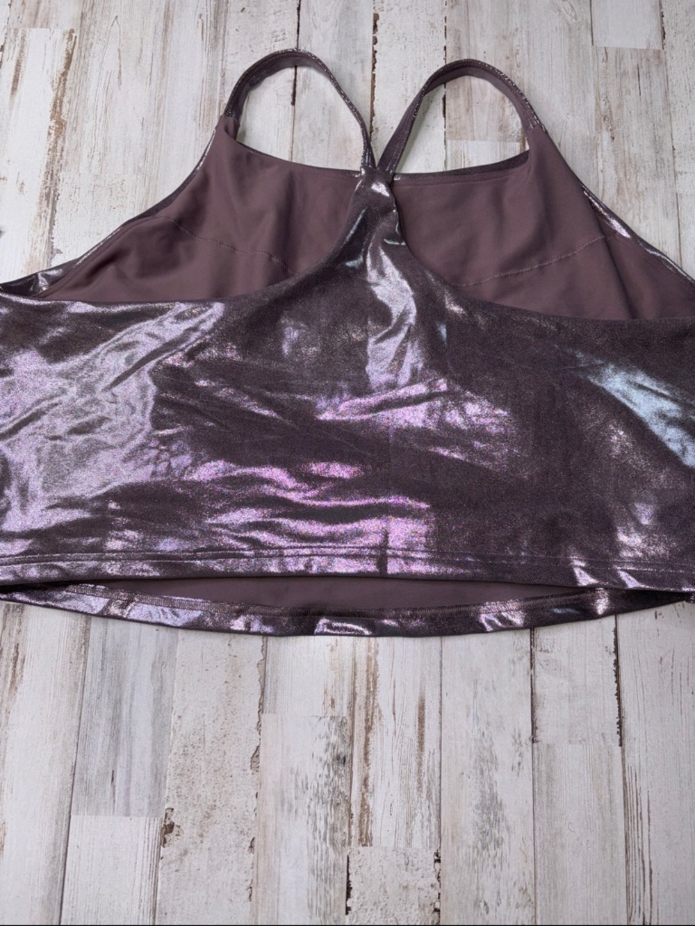 Old Navy Active Powersoft Metallic Cami Tank Top Size 3X NWT - Picture 9 of 13
